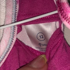 Ivivva tank top built in bra